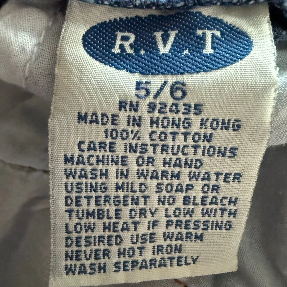 RVT Cargo Maxi Skirt Blue Denim Jean Vintage 5/6 A Line Pockets Y2K Style - Picture 6 of 6